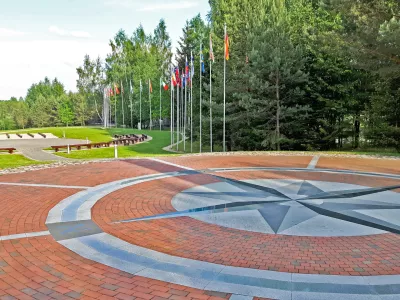 The middle point of Europe in Lithuania. / Foto: Undefined Undefined