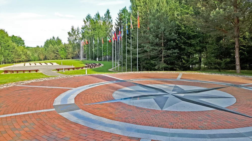 The middle point of Europe in Lithuania. / Foto: Undefined Undefined