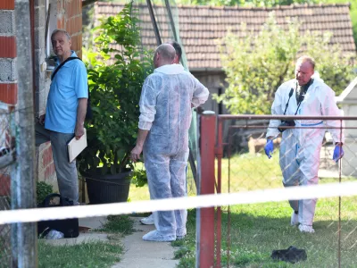 06.07.2025., Pleskovec- Policijski ocevid na mjestu ubojstva u Pleskovcu 118. Photo: Vjeran Zganec Rogulja/PIXSELL