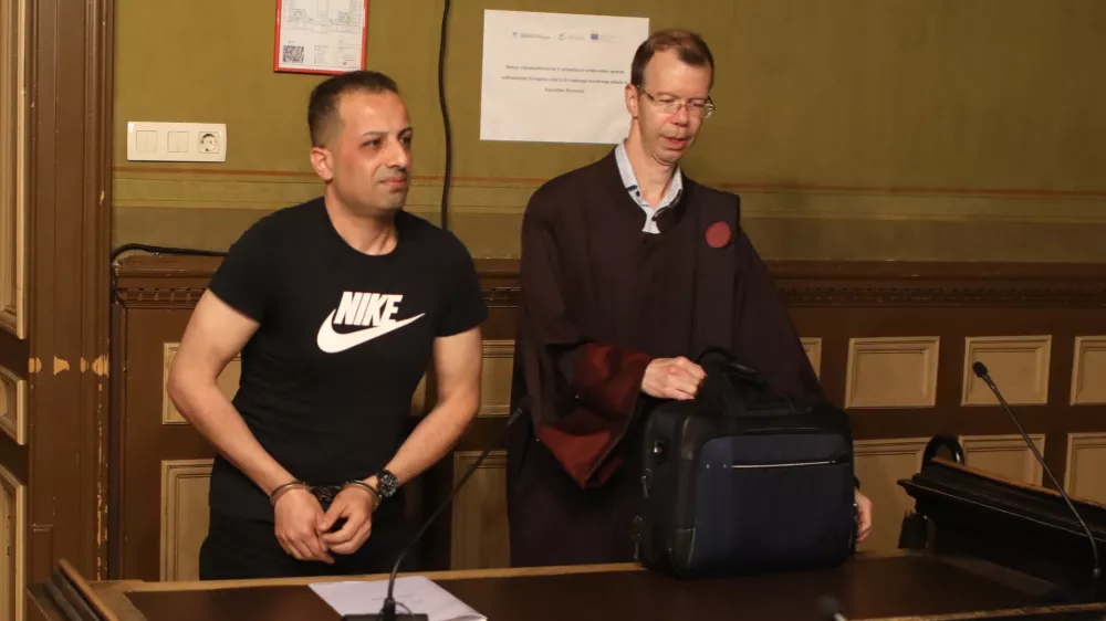 - Aziz Ra&scaron;id- 07.07.2025. - Začetek sojenja zoper Aziz Ra&scaron;ida obtoženega terorizma.//FOTO: Bojn Velikonja