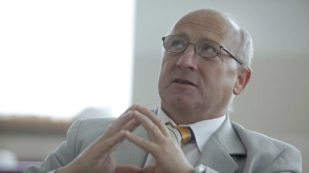 Bogdan Gabrovec, vodja Olimpijske delegacije, podpredsednik Olimpijskega komiteja Slovenije in predsednik Judo zveze Slovenije//FOTO: Jaka Gasar