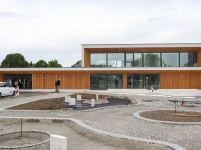 - zunanjost Parka varne mobilnosti,- 08.07.2025.- Novinarska konferenca ljubljanskega župana Zorana Jankovića, na kateri so predstavili park varne mobilnosti, ki ga gradijo v javno-zasebnem partnerstvu z Zavodom Varna pot, namenjen pa bo izobraževanju in praktičnim prikazom varne mobilnosti.//FOTO: Bojan Velikonja