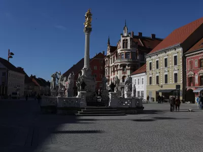 - Maribor, Mestni trg.- 14.02.2024. Reportaža o vplivu Evropske prestolnice kulture v Mariboru leta 2012 na dana&scaron;nje življenje v mestu.//FOTO: Bojan Velikonja