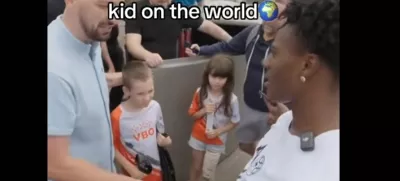 Edvard in Frida Kaloh sta srečala vplivneža IShowSpeed in navdušila uporabnike spleta.