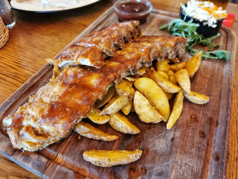 Paradna svinjska reberca. 