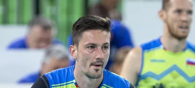 Dejan Vinčić- 03.09.2019 – odbojka – Slovenija: Srbija, prijateljska tekma, moški: //FOTO: Matjaž Rušt