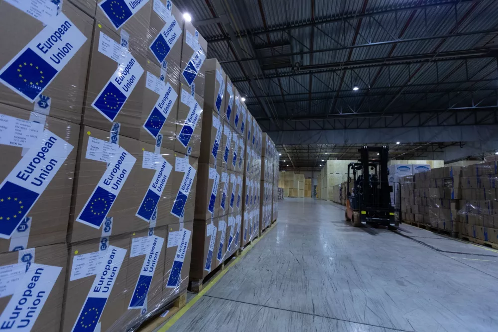 Civil Protection Mechanism RescEU medical stockpile Belgium in Meer