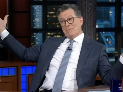 Picture MUST credit: CBS Joker and Gladiator star Joaquin Phoenix made a rare TV chat show appearance and apologised for causing a storm the last time he was in the same studio. The 50-year-old Oscar winner was on the The Late Show With Stephen Colbert, 61, to promote new movie Eddington, set during the 2020m covid lockdown. It was his first time in the same building since a 2009 interview with now retired talk show king Dave Letterman. Phoenix's appearance with Letterman while promoting movie Two Lovers, was highly unusual and became a major topic of conversation. He appeared disheveled, mumbled, and generally seemed out of sorts, leading many to believe he was experiencing a mental breakdown or was under the influence. It was later revealed that this was an elaborate hoax, part of a mockumentary film called I'm Still Here, which depicted Phoenix quitting acting to become a rapper.&nbsp; He made subsequent on-air apology to Letterman the next year. Picture supplied by JLPPA,Image: 1023629835, License: Rights-managed, Restrictions:, Model Release: no