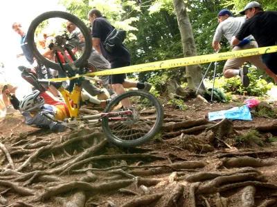 Borut Zajc, spust gorskih kolesarjev s Sv. Jo&scaron;ta