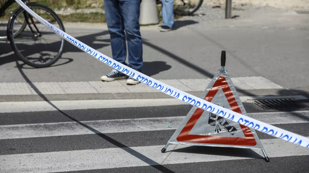 05.06.2025 - Simbolična fotografija Policija - prometna nesteča - policijski trakFoto: Luka Cjuha