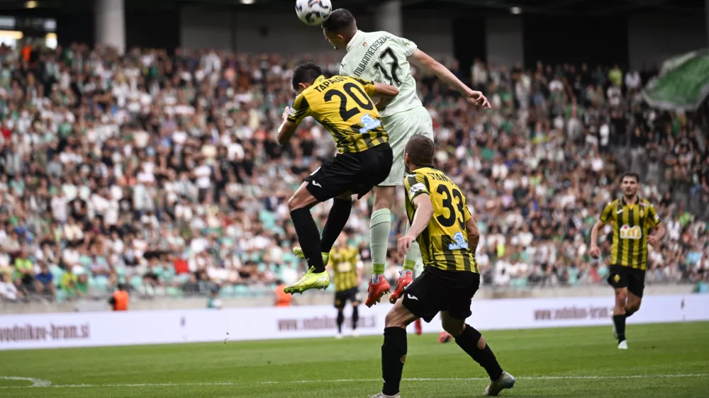 Ahmed Muhamedbegović08.07.2025 Olimpija: Kairat, kvalifikacije za ligo prvakov v nogometuFOTO: Nik Erik Neubauer