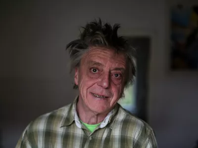 - 12.01.2017 - Andrej Rozman - Roza, pesnik, pisatelj, dramatik, igralec in prevajalec   //FOTO: Luka Cjuha..