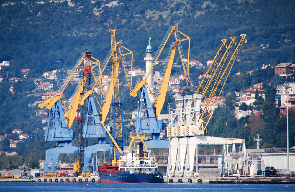 Cranes of the port of Trieste / Foto: Claudio Caridi