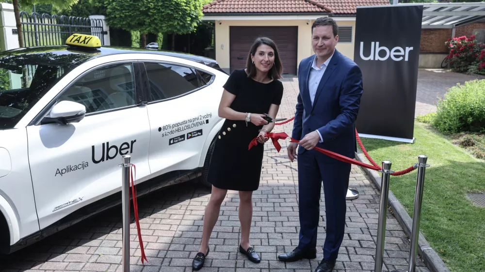 Bo&scaron;tjan Koritnik- 20.05.2025 - dogodek ob vstopu Uberja na slovenski trg, ki ga gosti ameri&scaron;ka odpravnica poslov Melania Arreaga; Rezidenca ameri&scaron;kega veleposlanika - Uber//FOTO: Jaka Gasar