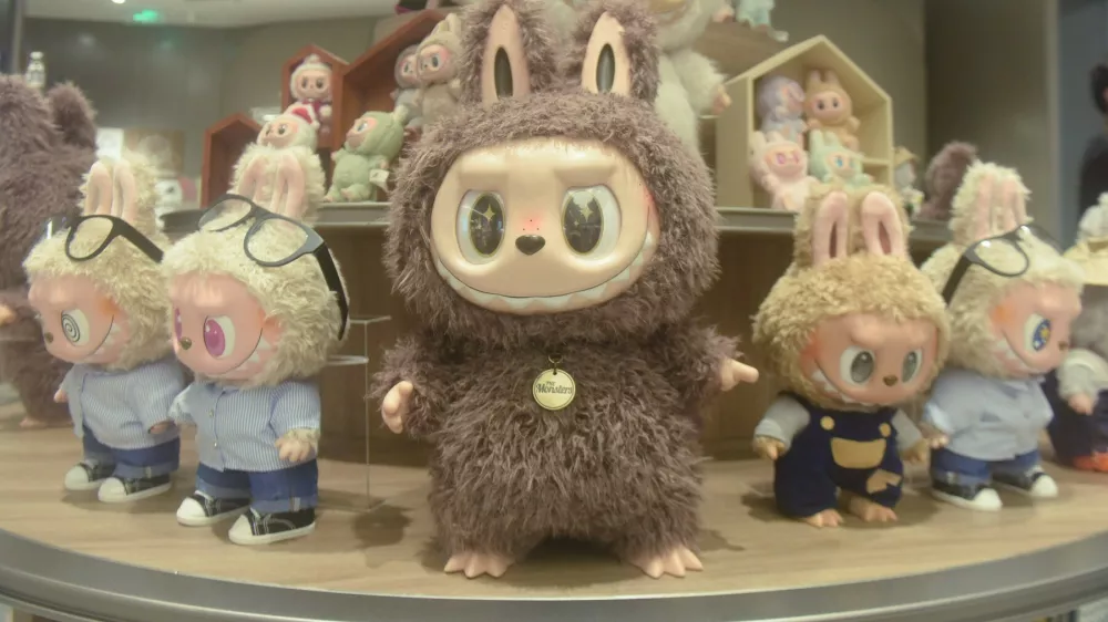 Labubuji v specializirani trgovini v Hangzhou na Kitajskem. / Foto: Profimedia