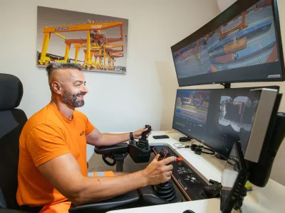 Luka Koper, pristani&scaron;če, žerjav 