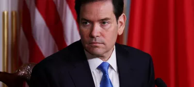 FILE PHOTO: U.S. Secretary of State Marco Rubio attends a nuclear cooperation Memorandum of Understanding (MOU) signing ceremony with Bahrain's Foreign Minister Abdullatif bin Rashid Al Zayani (not pictured), at the U.S. Department of State in Washington, D.C., U.S., July 16, 2025. REUTERS/Umit Bektas/File Photo