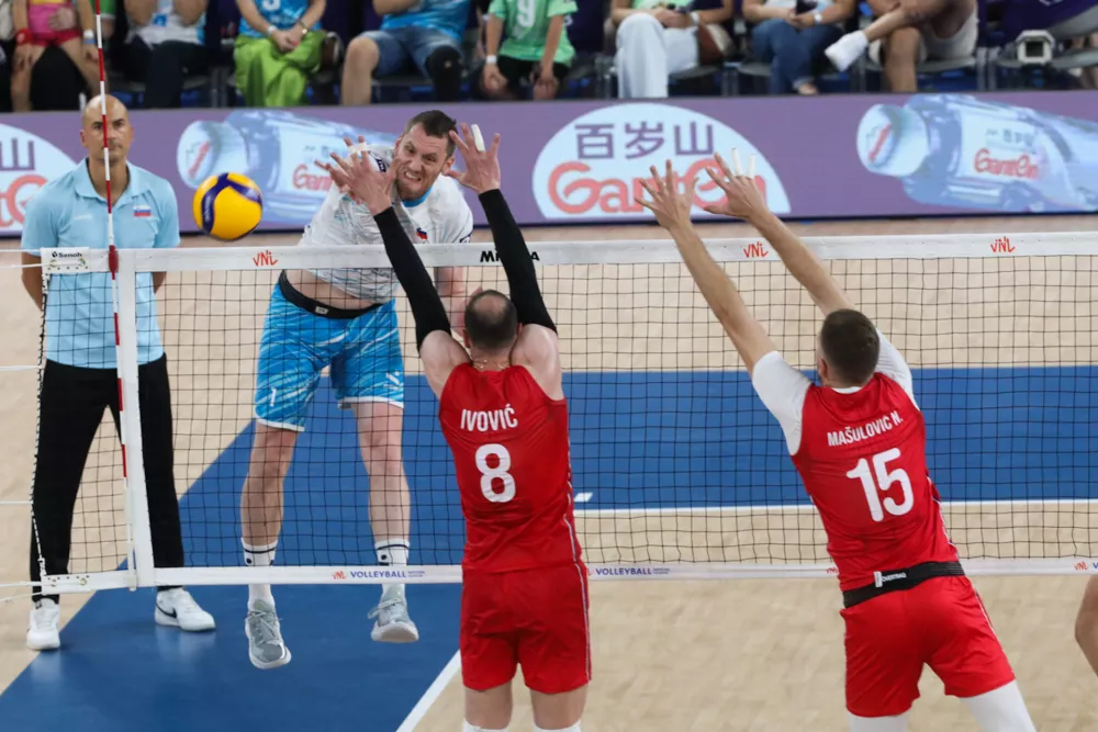 odbojka Slovenija Srbija Foto: Bojan Velikonja 