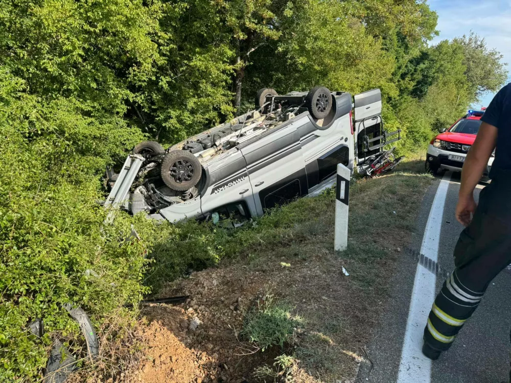 prometna nesreča, avtodom, Krk