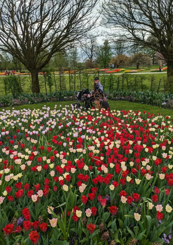 V Volčjem Potoku s kužkom Skvalom / Foto: osebni arhiv