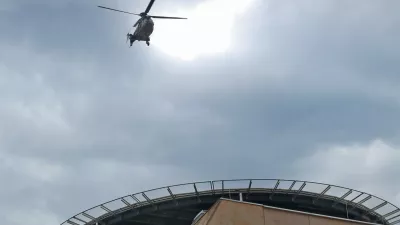 helikopter- 10.08.2017 - Heliport UKC Ljubljana - heliodrom - pristajali&scaron;če za helikopterje na strehi Kliničnega centra v Ljubljani -//FOTO: Tomaž Skale