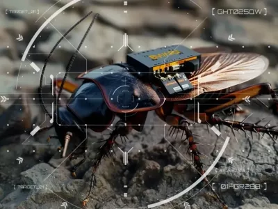 Kiborg &scaron;čurek nem&scaron;kega podjetja Swarm Biotactics.