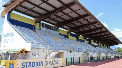 - 23.07.2025 - dotrajani nogometni stadion Domžale//FOTO: Jaka Gasar