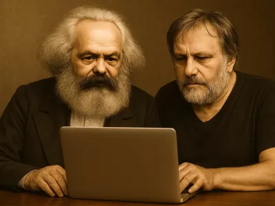 Karl Marx in Slavoj Žižek