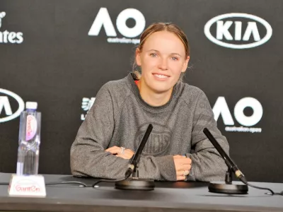 Caroline Wozniacki- 24.01.2020 - tenis - Odprto teni&scaron;ko prvenstvo Avstralije 2020 - Melbourn// FOTO: Alenka Žavbi