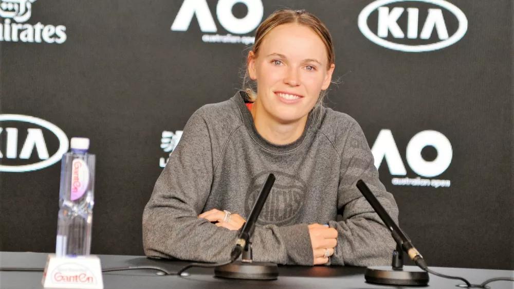 Caroline Wozniacki- 24.01.2020 - tenis - Odprto teni&scaron;ko prvenstvo Avstralije 2020 - Melbourn// FOTO: Alenka Žavbi
