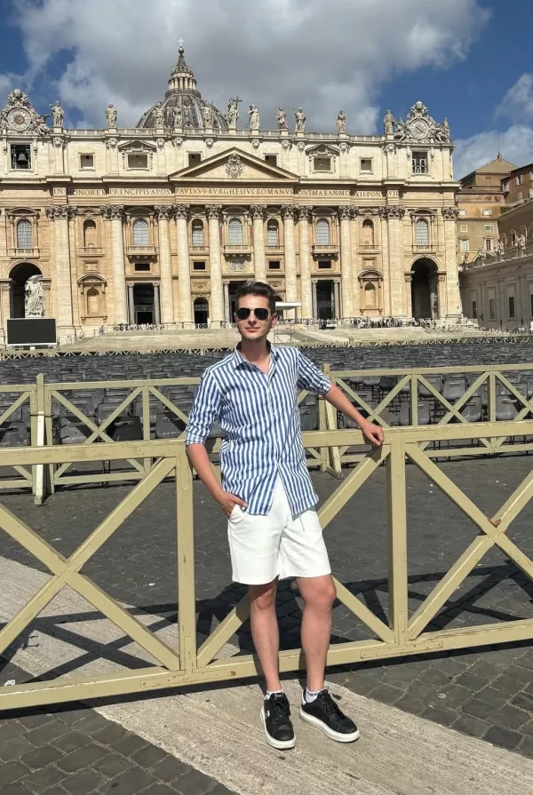 Damjan Murko se je mudil v Vatikanu. F instagram Damjana Murka