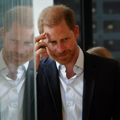 FILE PHOTO: Prince Harry, Duke of Sussex, looks on during a Travalyst event marking the non-profit's fifth anniversary during Climate Week, in the borough of Manhattan in New York City, U.S., September 24, 2024. REUTERS/Bing Guan/File Photo