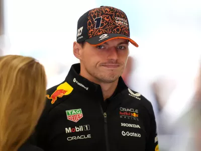 27 July 2025, Belgium, Spa: Dutch Formula One Driver Max Verstappen of the Redbull Team arrives at Circuit de Spa-Francorchamps during the Formula One Belgian Grand Prix in Stavelot. Photo: Bradley Collyer/PA Wire/dpa