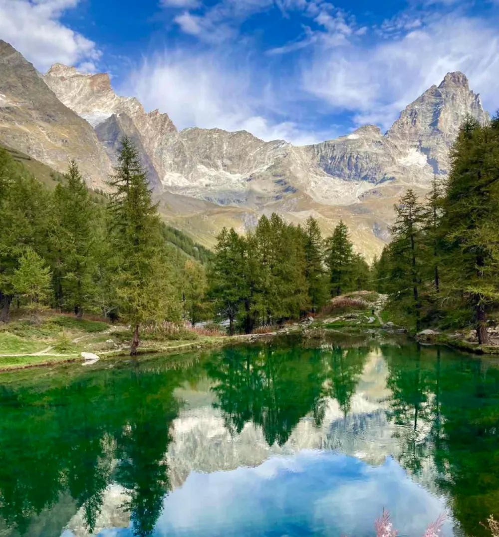 italija, razgled, jezero, gore