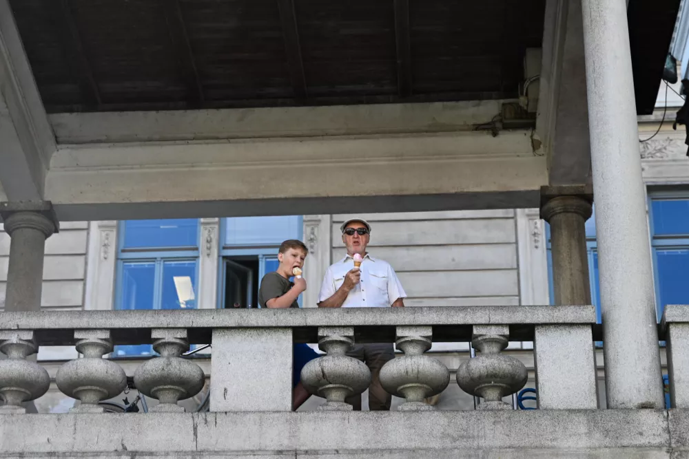 (FOTO) Pogled na Ljubljano z Ljubljanice