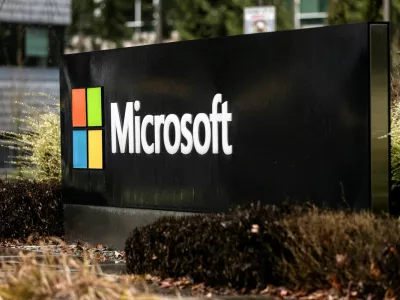 FILE PHOTO: Microsoft signage is seen at the company's headquarters in Redmond, Washington, U.S., January 18, 2023. REUTERS/Matt Mills McKnight/File Photo