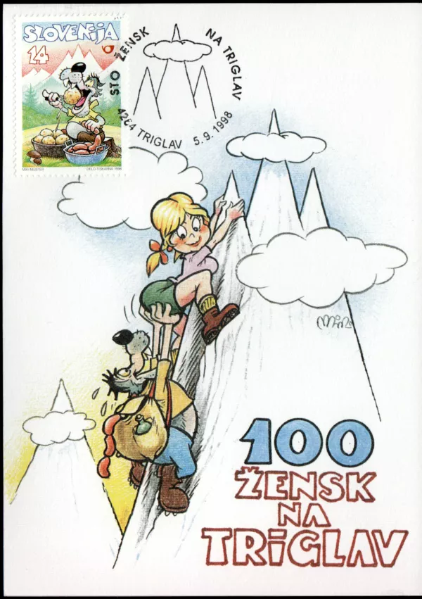 razglednica aljažev stolp triglav / Foto: Janko &Scaron;tampfl