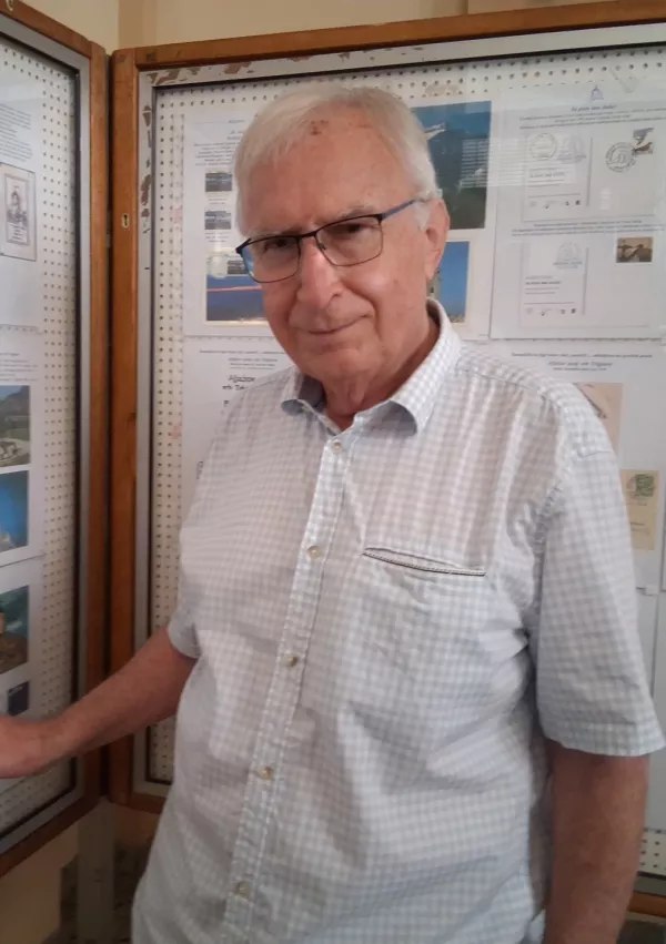 Janko &Scaron;tampfl razstava Aljažev stolp v Po&scaron;ti / Foto: Katja Petrovec 