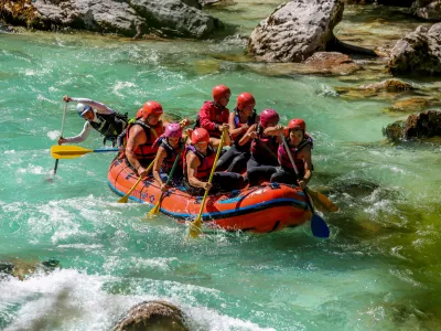 Rafting na Soči, cilj pri Trnovem ob Soči- 14.08.2016 - Posočje - Poletni Dnevnik - počitni&scaron;ka reportaža - poletno dopustovanje - turizem -     //FOTO: Bojan Velikonja
