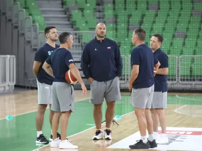 Aleksander Sekulić, slovenski ko&scaron;arkarski trener28.07.2025 - ko&scaron;arkarska reprezentanca Slovenije - priprave na Evropsko prvenstvoFoto: Luka Cjuha