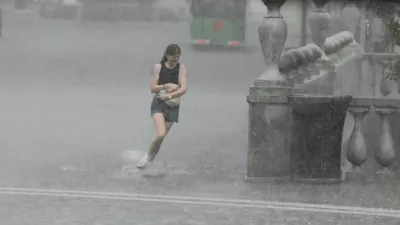 1.7.2024 - - nevihta v ljubljani, dež - padavine - poletje - počitnice//FOTO: Luka Cjuha