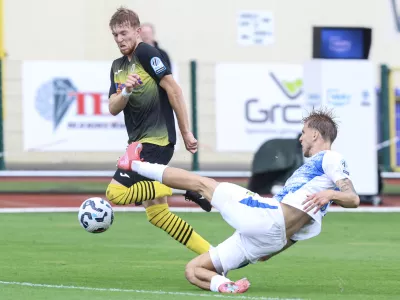 Matej Malen&scaron;ek - 01.08.2025 - nogomet - 1. SNL - Kalcer Radomlje - Domžale //FOTO: Jaka Gasar