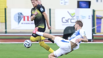 Matej Malen&scaron;ek - 01.08.2025 - nogomet - 1. SNL - Kalcer Radomlje - Domžale //FOTO: Jaka Gasar