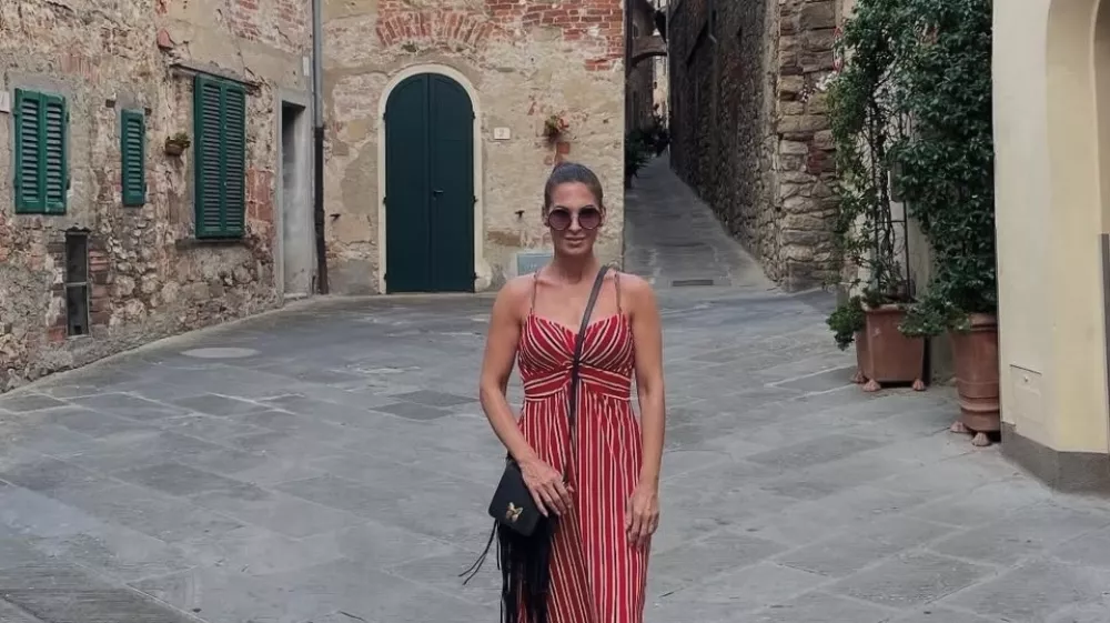 Eva Irgl se je potepala po Toskani. F instagram Eve Irgl