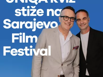 Tarik Filipović (levo) in Jo&scaron;ko Lokas bosta sodelovala v Sarajevu. F instagram