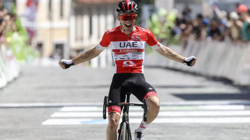 Rafal Majka- 19.06.2022 - Cilj kolesarske dirke po Sloveniji v Novem mestu //FOTO: Jaka Gasar