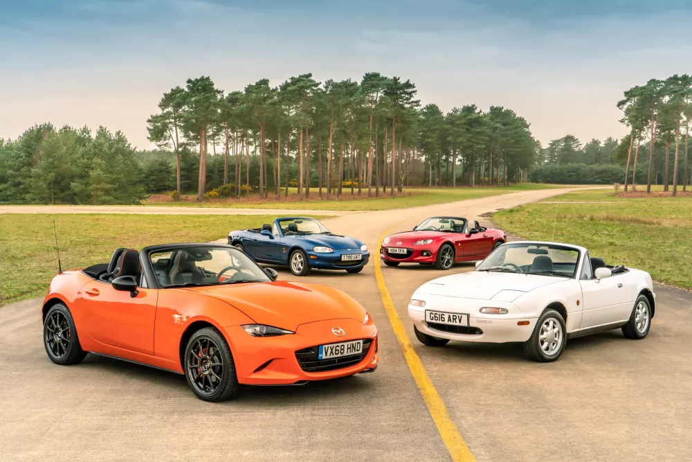 Mazda MX-5 je najbolje prodajan &scaron;portni dvosedežnik v zgodovini. / Foto: Mazda