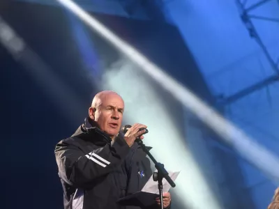 Johan Eliasch, predsednik Mednarodne smučarske in deskarske zveze- 21.02.2023 &ndash; Kranjska Gora - otvoritvena slovesnost 43. svetovnega prvenstva v nordijskem smučanju PLANICA 2023 - največji &scaron;portni dogodek v zgodovini Slovenije, //FOTO: Nik Erik Neubauer