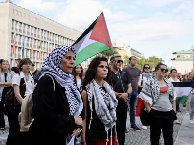 palestina protest Ljubljana