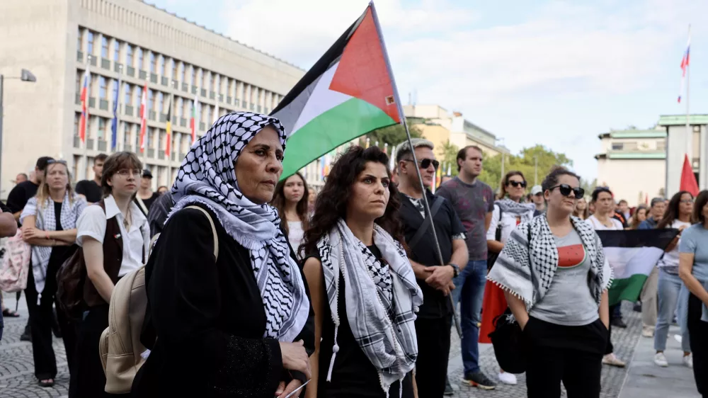 palestina protest Ljubljana